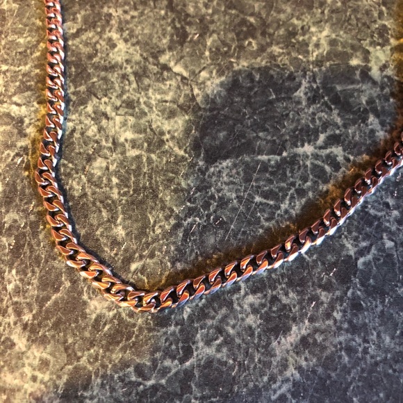 Stainless steel link necklace 20” - Picture 2 of 2